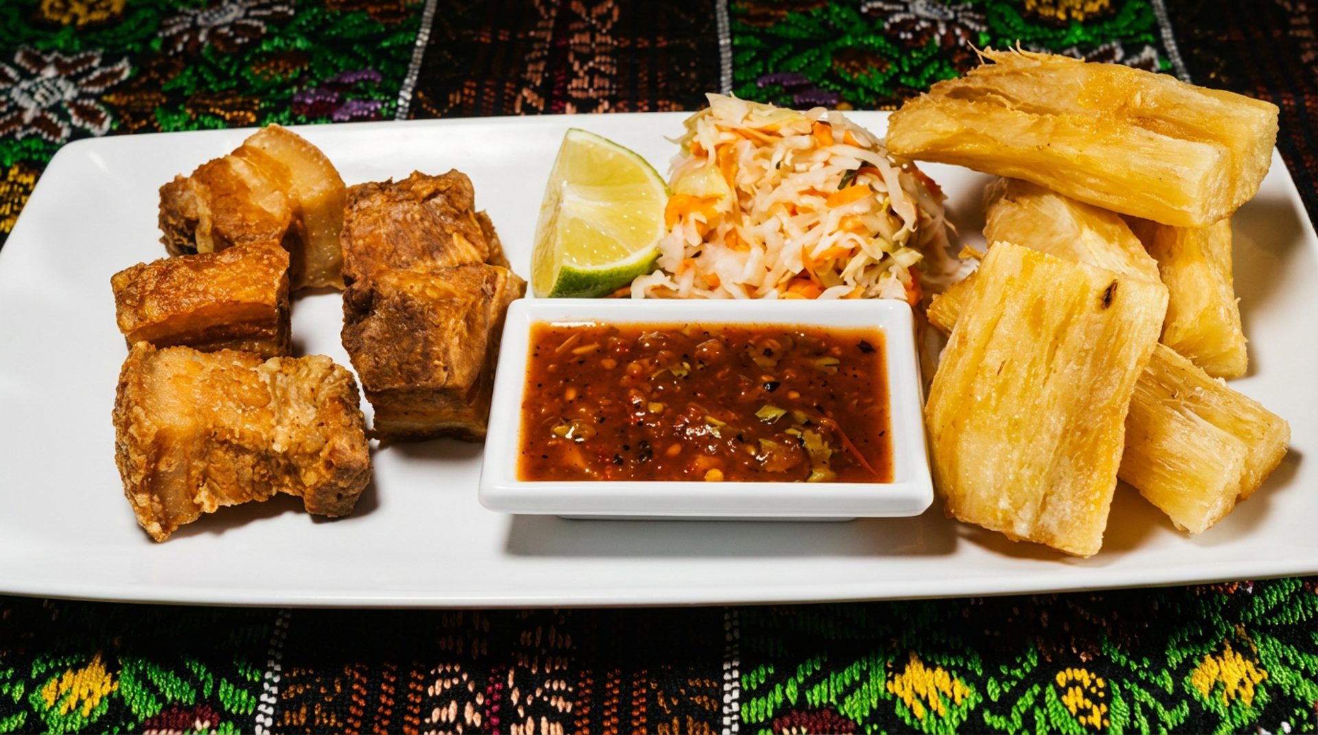 The food on the plate