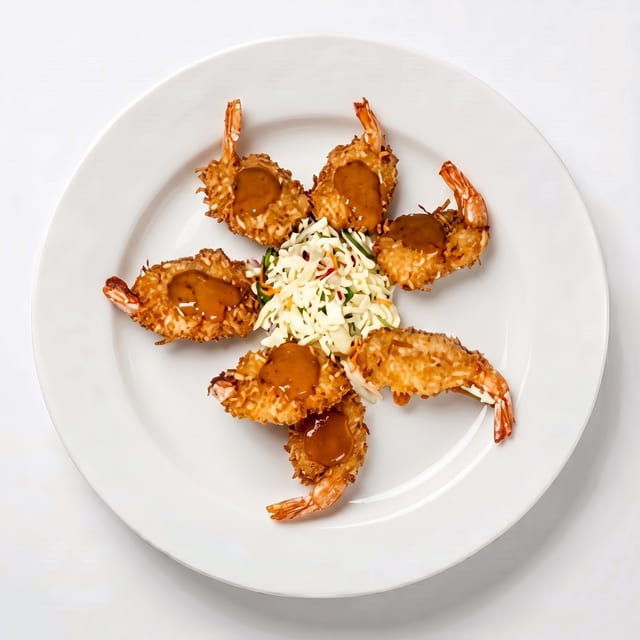 Camarones Empanizados con Coco (Coconut Shrimp).