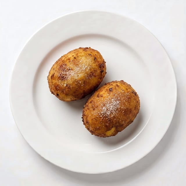 Rellenitos (Stuffed Plantain Fritters).