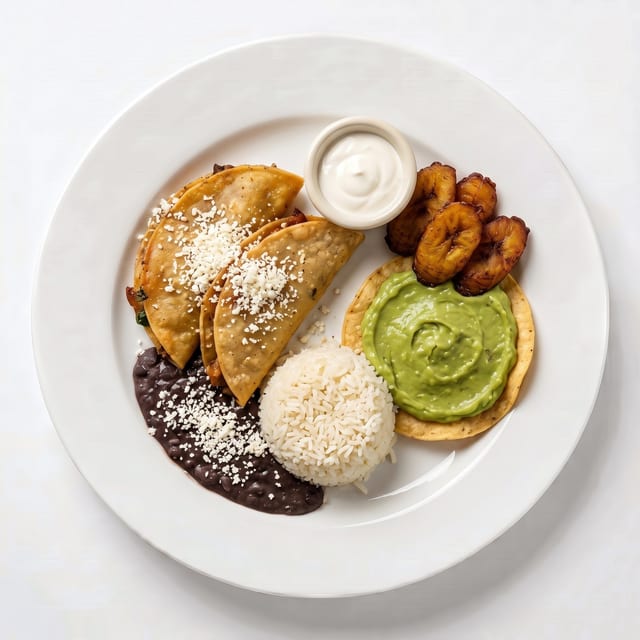 Antojito Combinado (Mixed Appetizer Platter).