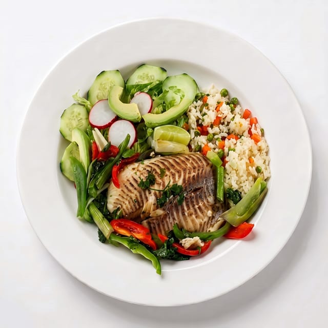 Filete al Vapor (Steamed Fish Fillet).