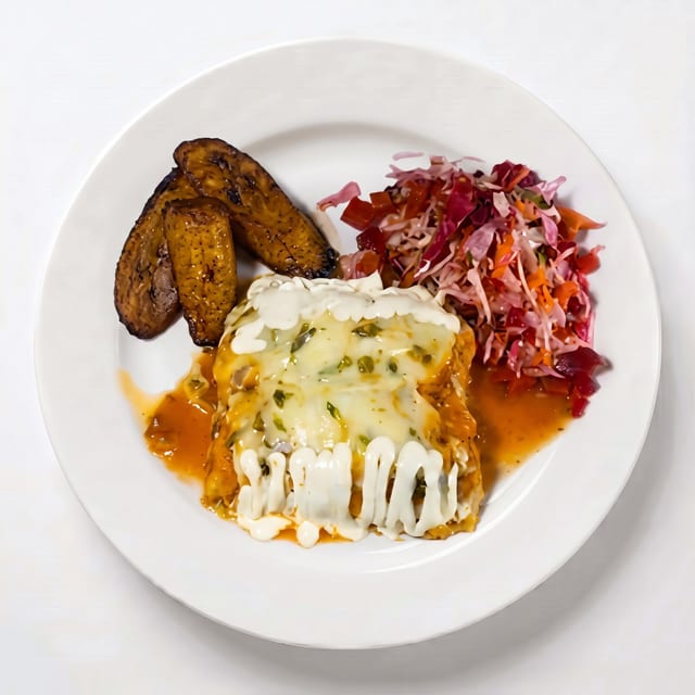 Enrollada Vegetariana (Vegetarian Enchiladas).