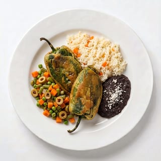 Chiles Rellenos (Stuffed Poblano Peppers)